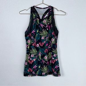 Old Navy Active Tropical Print Tank Top